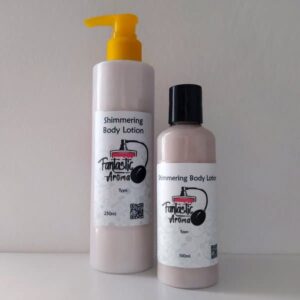 shimmering body lotion 250ml 100ml fantasticaroma.com